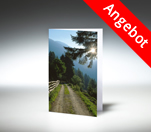 Trauerbild Wanderweg im Gebirge