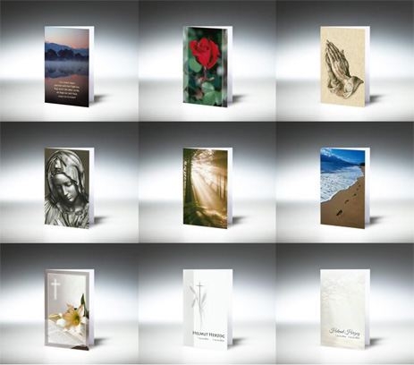 Trauerbilder online drucken † Memento